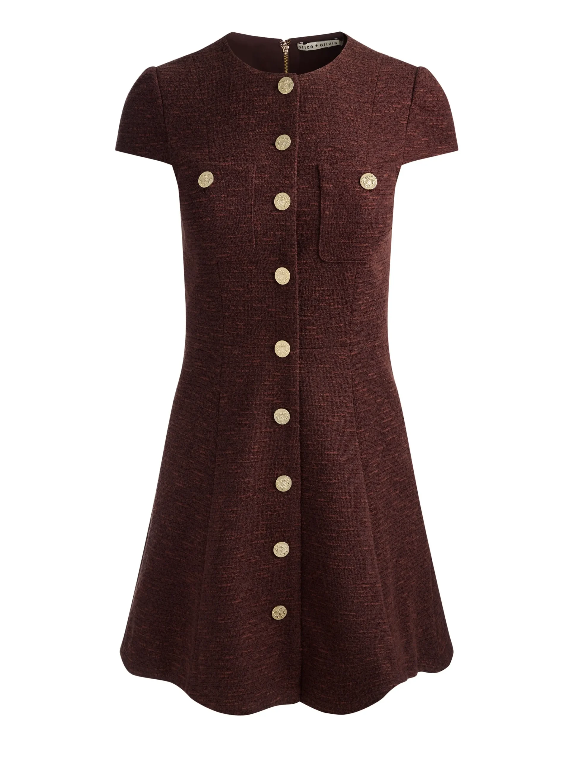 Alice and Olivia MINI*SHILOH MINI DRESS CAROLINA BLUE