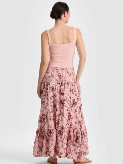 Alice and Olivia MAXI*STEVIE MAXI SKIRT SAGE