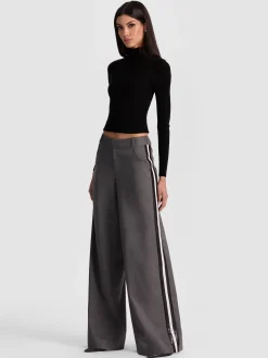 Alice and Olivia WIDE LEG*STU BAGGY PANT