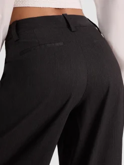 Alice and Olivia WIDE LEG*STU BAGGY PANT BLACK