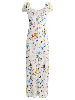 Alice and Olivia MIDI*TARA MIDI SLIP DRESS
