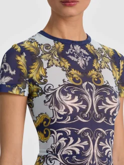 Alice and Olivia CROP TOPS*TESS TEE ENGLISH ROSE