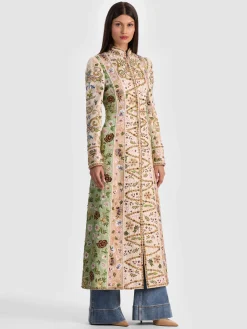 Alice and Olivia COATS*THOMAS EMBELLISHED COAT BLACK