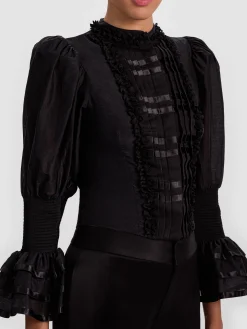 Alice and Olivia BLOUSES*VICKY BLOUSE OFF WHITE