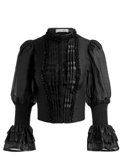 Alice and Olivia BLOUSES*VICKY BLOUSE OFF WHITE