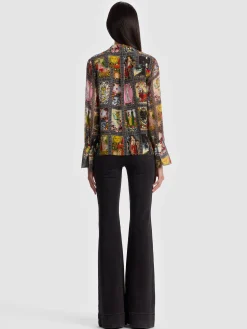 Alice and Olivia BLOUSES*WAN SILK BLOUSE
