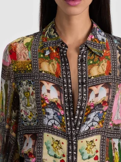 Alice and Olivia BLOUSES*WAN SILK BLOUSE