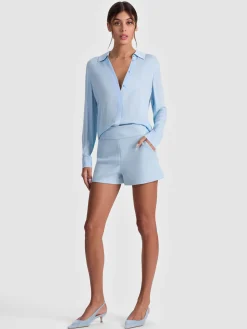 Alice and Olivia BLOUSES*WILLA BLOUSE BUTTER