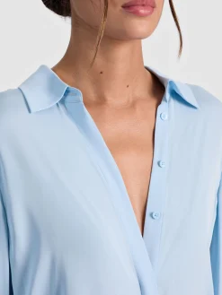 Alice and Olivia BLOUSES*WILLA BLOUSE BUTTER