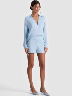 Alice and Olivia BLOUSES*WILLA BLOUSE BUTTER