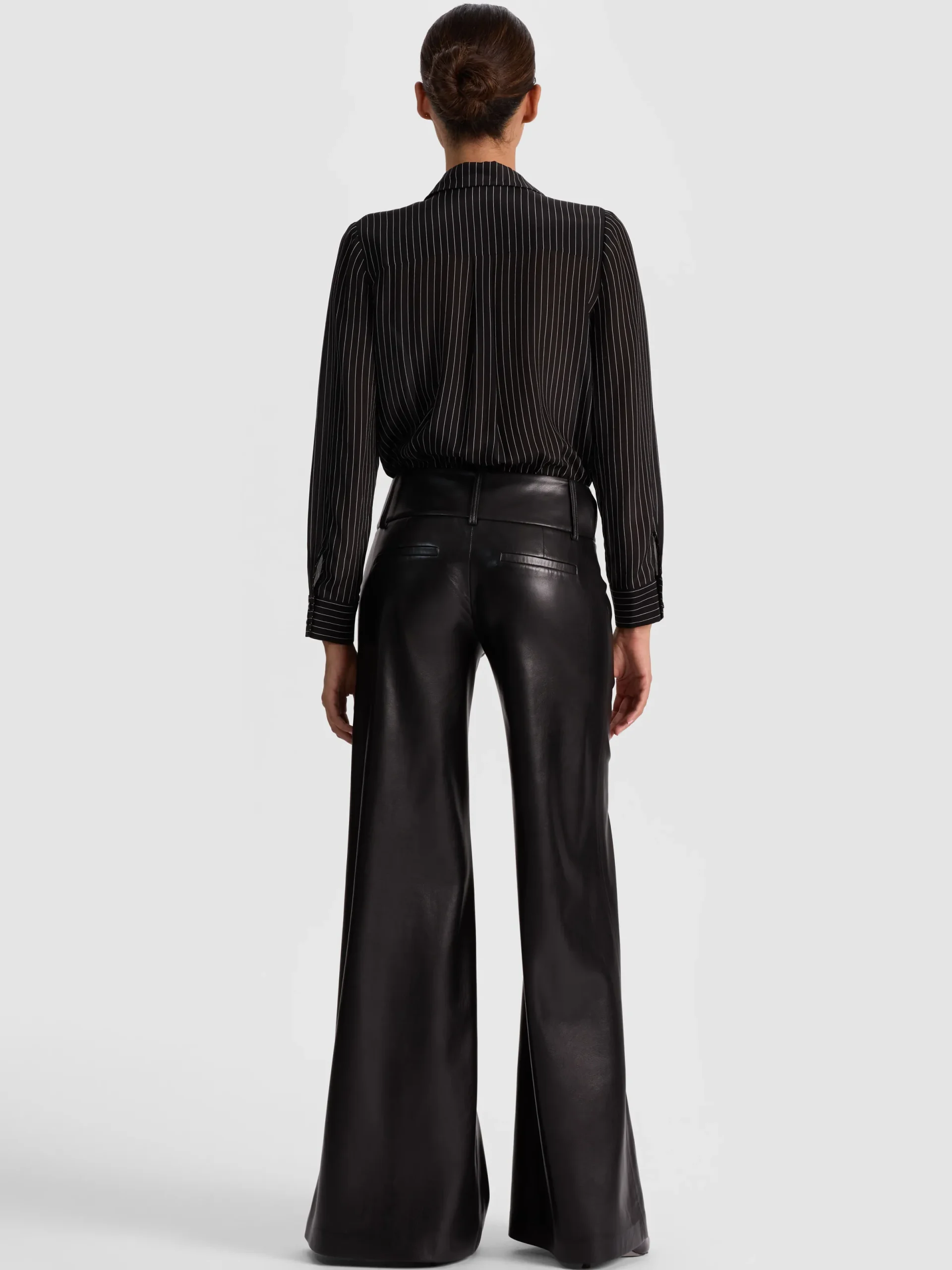 Alice and Olivia BODYSUITS*WILLA SILK BODYSUIT OFF WHITE