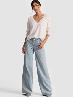 Alice and Olivia PULLOVERS*WILLIAMS CASHMERE PULLOVER BLACK