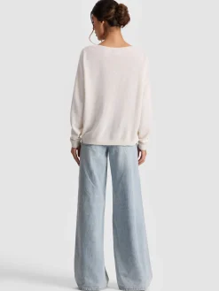 Alice and Olivia PULLOVERS*WILLIAMS CASHMERE PULLOVER BLACK