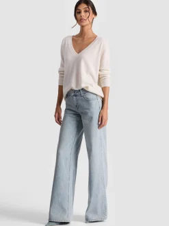 Alice and Olivia PULLOVERS*WILLIAMS CASHMERE PULLOVER BLACK