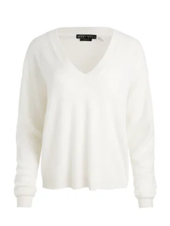 Alice and Olivia PULLOVERS*WILLIAMS CASHMERE PULLOVER BLACK