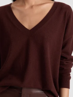 Alice and Olivia PULLOVERS*WILLIAMS CASHMERE PULLOVER BLACK