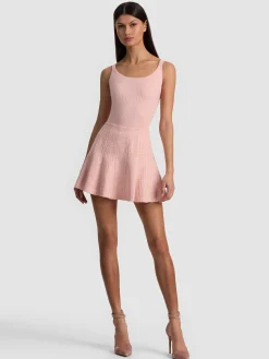 Alice and Olivia MINI*ZONA TWEED MINI SKIRT SAGE